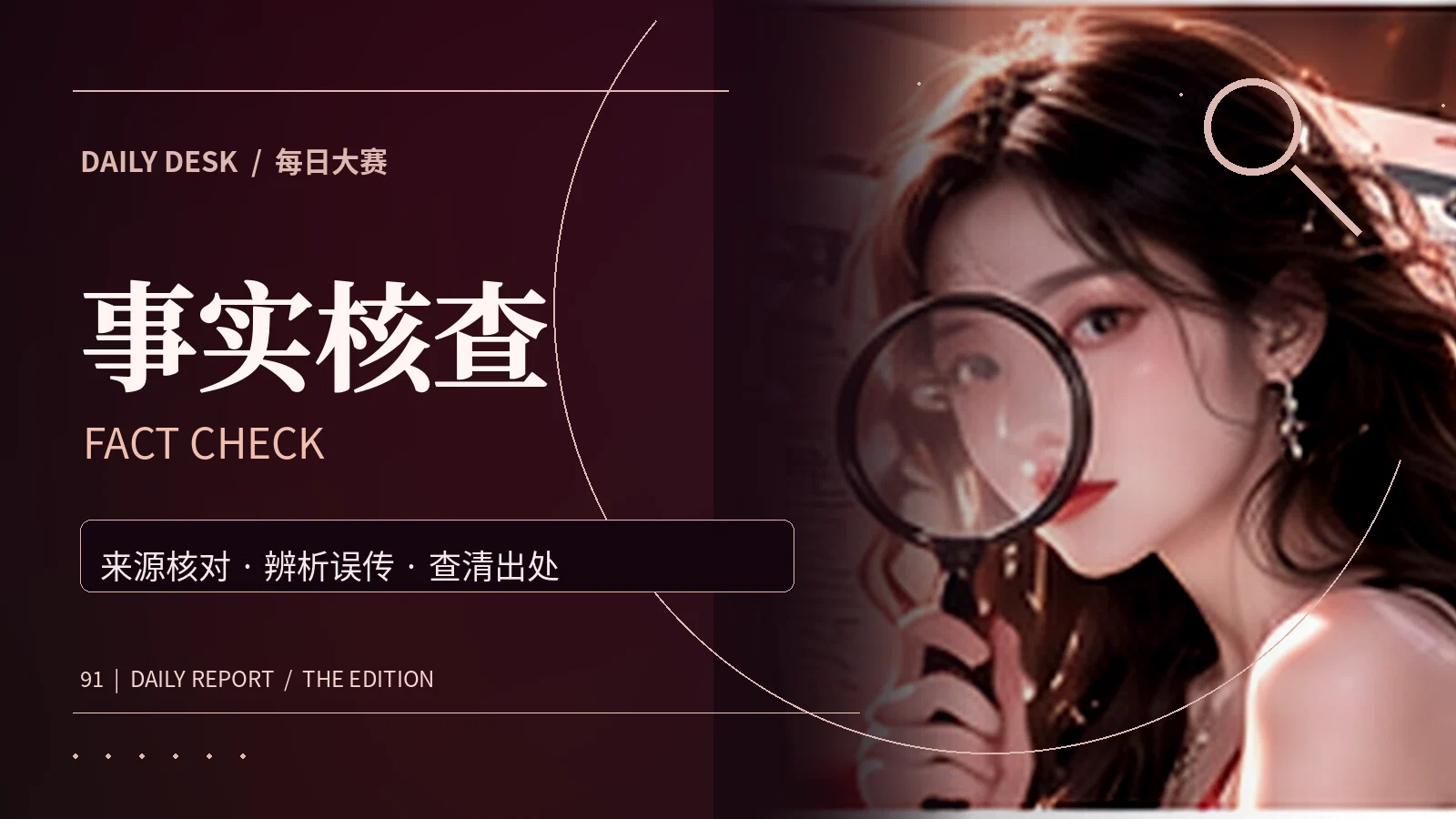 信息鉴别室主题资讯画面